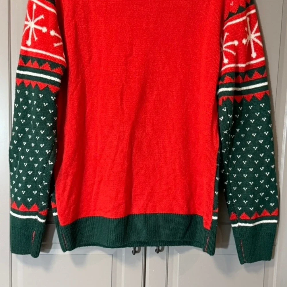 Budweiser Mens Holiday Fair Isle Clydesdale Sweater, Red Green,L - Picture 8 of 12